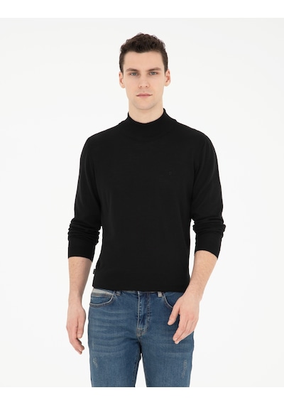 Pierre Cardin Erkek Siyah Kazak /triko 50270055-vr046 Siyah