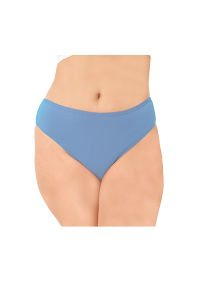 Alya Underwear Kadın Bato Tanga Pamuklu Külot, Büyük Beden String, 5'li Paket- 2 Siyah, 1 Beyaz, 2 Ten P14