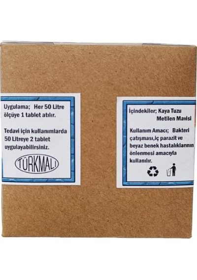 Metilenli Akvaryum Tuzu 15 Tablet