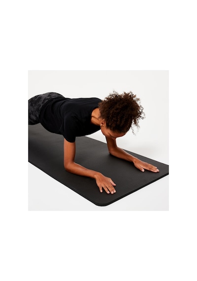 Domyos Ultra Rahat Fitness Matı - 20 Mm - Siyah Siyah