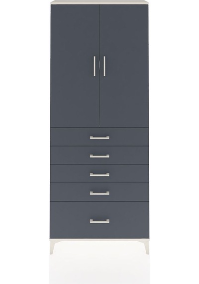 Arges Dolap 2 Raflı 5 Çekmeceli 2 Kapaklı 88x30x221 Aytaşı-an... Aytaşı