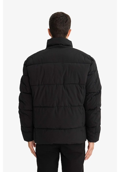 Defacto Su İtici Regular Fit Dik Yaka Fermuarlı Cepli Mont E9991ax25wnbk27 Siyah-bk27