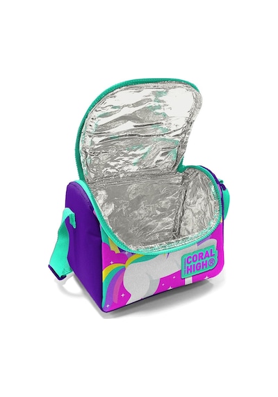 Coral High Kids Mor Su Yeşili Unicorn Desenli 3'lü Okul Çanta Seti 0114376