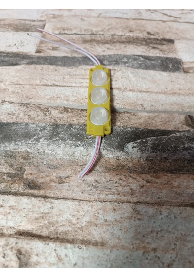 Camlı Parmak Led Lamba Sarı 12 Volt Su Geçirmez