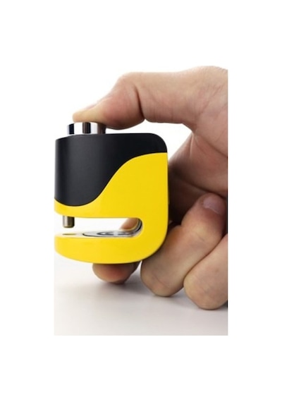 Auvray Alarmlı Disk Kilidi 6 Mm 120db Sarı-siyah B-lock06 Mini