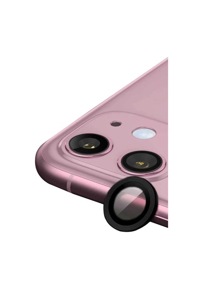Newface Apple İphone 11 Raze Metal Kamera Lens - Siyah