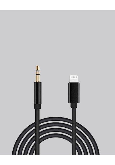 Apple Uyumlu iPhone Lightning 3 5mm Aux Çevirici Kablo Jh 023 Stereo Ses Aktarıcı