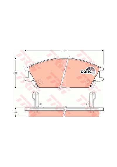 Hyundai Accent Admire Ön Fren Balatası 2000-2005 Trw