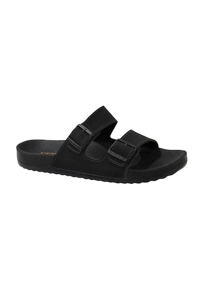 Ceyo Bahama-10 Siyah Ortapedik Erkek Terlik & Sandalet Siyah