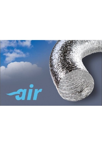 Air  Flexiva İzolesiz Alüminyum Flex Hava Kanalı 10 Metre (Çap  356 mm)