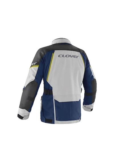 Clover Outland-3 Wp Korumalı Motosiklet Montu Mavi Gri