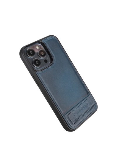Bouletta Apple İphone 14 Pro Max Uyumlu Deri Standlı Kapak Brn4ef