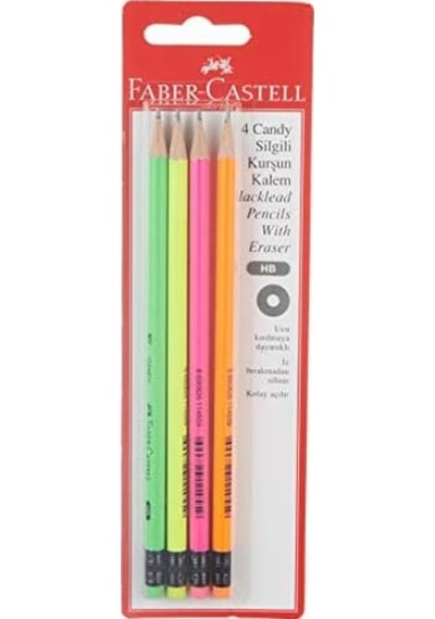 Candy Silgili Kurşun Kalem 124-Pembe