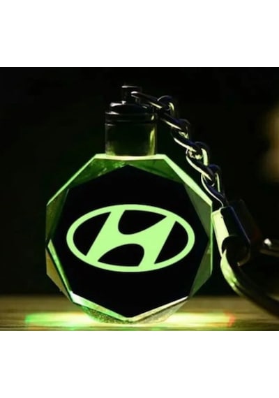 Hyundai Işıklı Anahtarlık 2021 Yılının Popüler Ürünü Şık Car Keychain Oto Araba Motor Şık Aksesuar