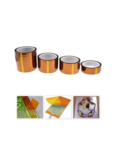 Bant Evi Kapton 30mmx33m Yüksek Isıya Dayanıklı Yanmaz Bant Capton 30mm