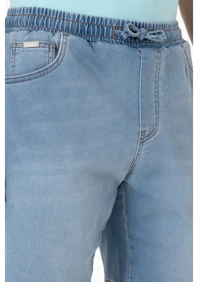U.S. Polo Assn. Erkek Açık Mavi Jean Şort 50301857-DN0030