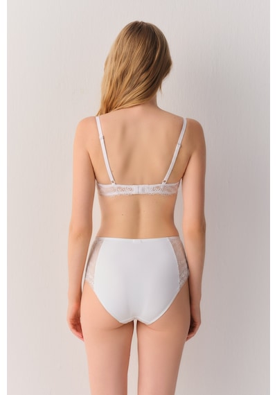 Suwen New Heritage Spacer Balkonet Desteksiz Balenli Sütyen Sw4015101 Beyaz