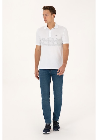 U.s. Polo Assn. Erkek Beyaz Tişört 50324789-vr013 Beyaz