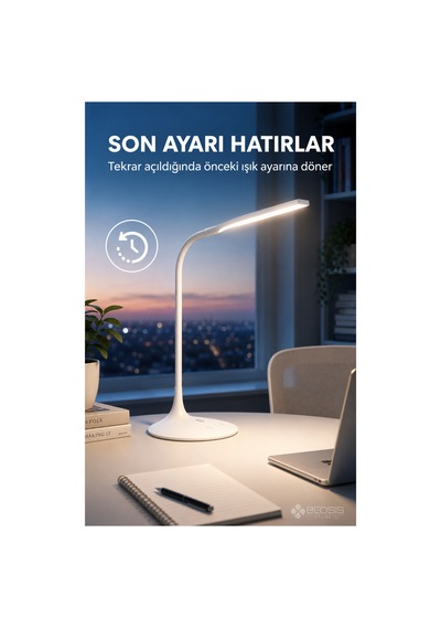 Taotronics Tt-dl1004 Esnek 3 Renk Led Masa Lambası Beyaz
