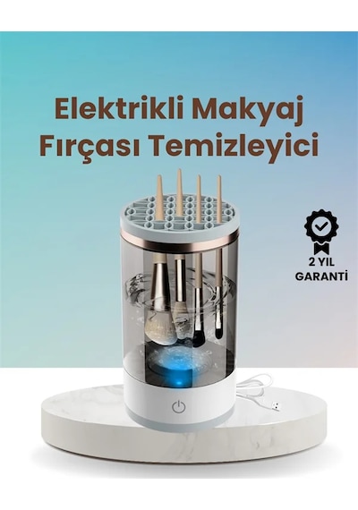 Usb Şarjlı Derin Temizlik Makyaj Fırçası Yıkama Makinesi 57545748