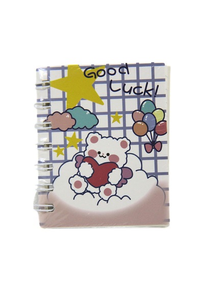 2 Adet Lilamor Cute Colorful Spiralli Not Defteri 8,5x10,5 Cm