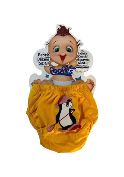 3'lü Alıştırma Külodu 3'lü Sporcu Penguenler