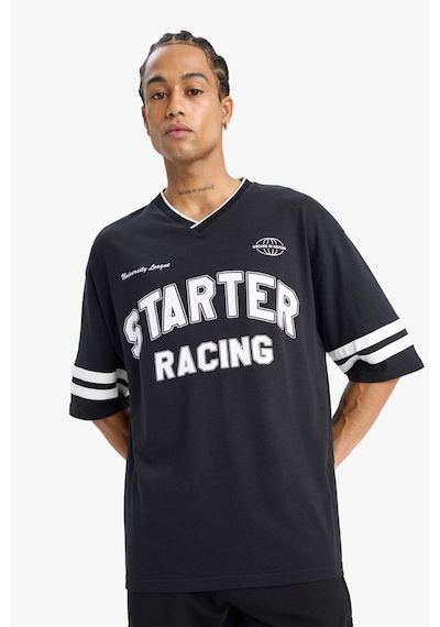 DeFacto %100 Pamuk Loose Fit Bisiklet Yaka Sırt Baskılı Kısa Kollu Tişört F0188AX25SMBK81 DeFacto %100 Pamuk Loose Fit Bisiklet Yaka Sırt Baskılı Kısa Kollu Tişört F0188AX25SMBK81