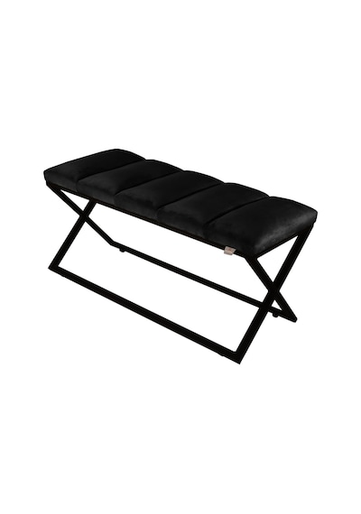Varcera Black- Antrasit Dilimli Model Puf & Bench & Koltuk & Oturma Bankı & Yatak Odası Önü