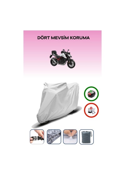 Honda Cb 750 Hornet Gri Motosiklet Brandası Arka Çanta Uyumlu