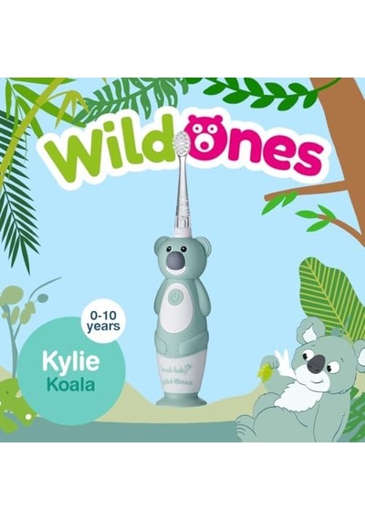 Baby Sonic Brush-baby Wildones Koala Desenli Çocuk Şarjlı Elektrikli Diş Fırçası, Zamanlayıcılı