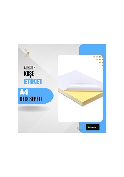 A4 Mat Kuşe Çıkartma Ekiket Kağıdı Diğer