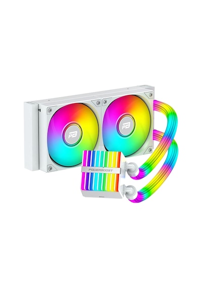 Owerboost Legend 240w Argb Fanlı 240mm Lga1700/am4/am5 Uyumlu Sıvı Soğutma Sistemi Beyaz 1