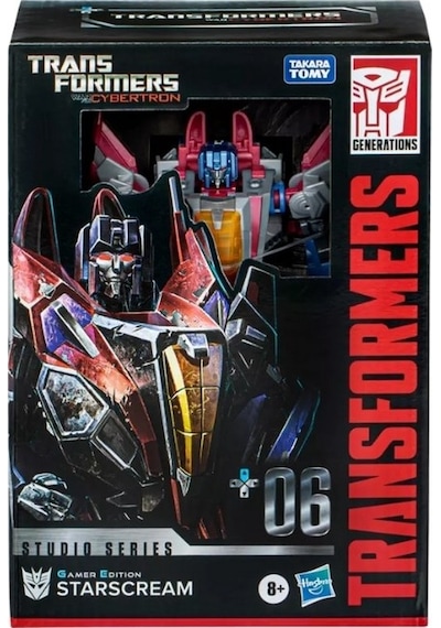 Takara Tomy Transformers Studio Series Deluxe War For Cybertron 06 Starscream Figürü Oyuncakları Transformers