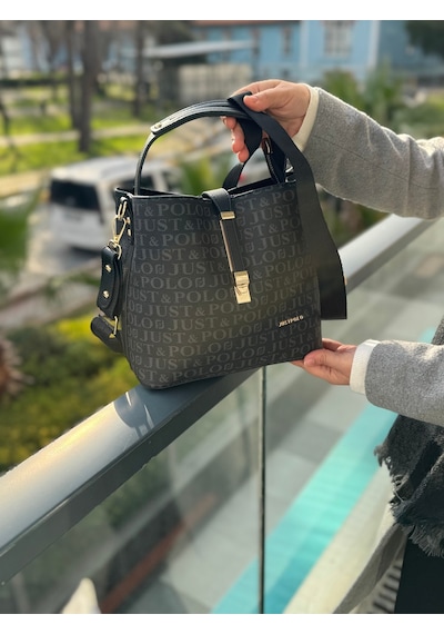 Just Polo Kadın Yeni El Ve Omuz Çantası 232055mh Yeni Siyah