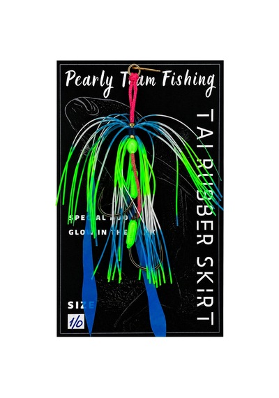 Pearly Team Fishing - Taı Rubber Skırt Mavi - 929464516