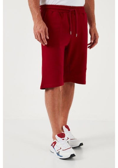 Buratti Belden Bağlamalı Pamuklu Cepli Regular Fit Erkek Short 5908041 Bordo
