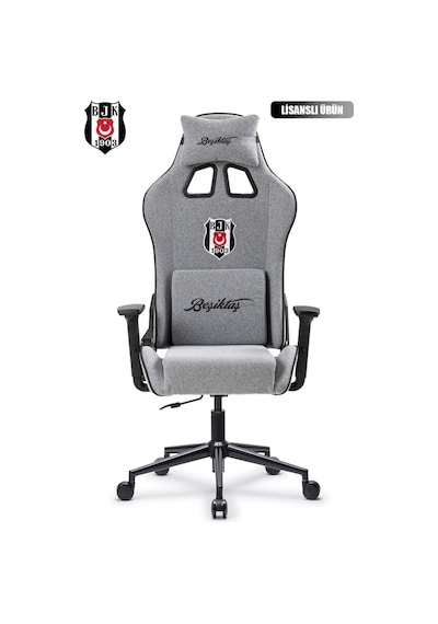 Fanchair X Beşiktaş Goal Gri Kumaş Lisanslı Oyuncu Koltuğu-69