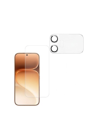 Adige Honor 600 Kamera Lens Koruyucu Kamra Adasını Tam Korur Gümüş + Ekran Koruyucu