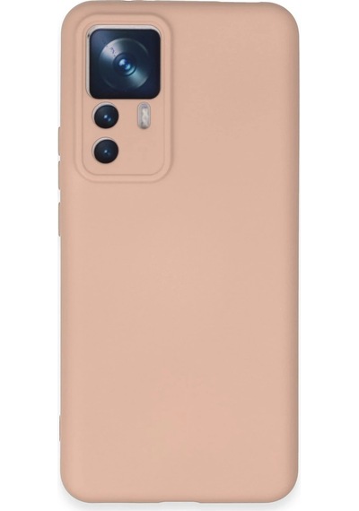 Mey İthalat Mi 12t Pro Kılıf Nano İçi Kadife Silikon - Pudra
