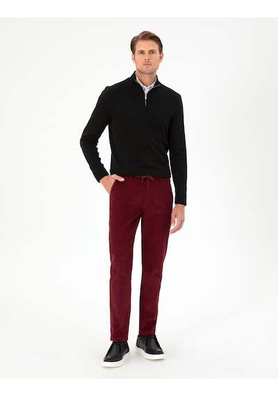 Pierre Cardin Erkek Bordo Pantolon Kanvas-chino 50295927-vr014 Bordo