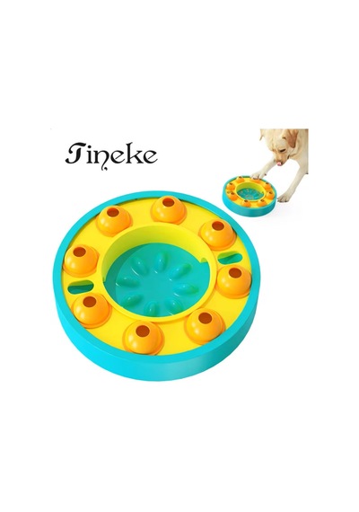 Tineke Köpek Ve Kedi İçin Zeka Geliştirici Yavaş Besleme Oyuncağı Eğlenceli Ve Sağlıklı Beslenme Turkuaz
