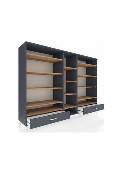 Hyperion Dolap 14 Raflı 2 Çekmeceli 220x44x163 Antrasit-çam/antr Antrasit-çam/antrasit Hyperion Dolap 14 Raflı 2 Çekmeceli 220x44x163 Antrasit-çam/antr Antrasit-çam/antrasit