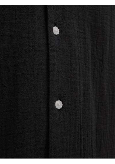 Jack & Jones Jack Jones Erkek Pamuklu Kısa Kollu Gömlek 12274798 Siyah Jack & Jones Jack Jones Erkek Pamuklu Kısa Kollu Gömlek 12274798 Siyah