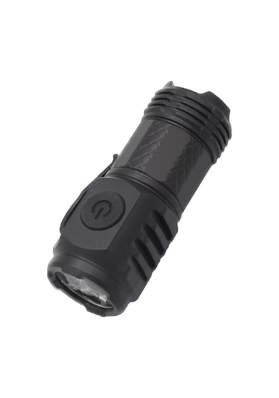 Hubrendy Tekno 3 Led El Feneri 5 Modlu Güçlü Aydınlatma Ve Metal Klipsli