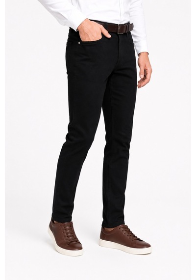 Locus Jeans Erkek Silim Fit Jeans Model Pantolon 311 Bgl-st05456 Siyah