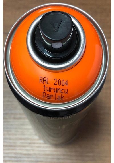 Motip Carat Ral2004 Koyu Turuncu Parlak Sprey Boya 400 ML
