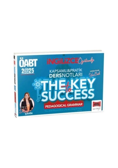 Yargı Yayınları 2025 Öabt İngilizce Öğretmenliği Kapsamlı The Key Success Pedagogical Grammar Pratik Ders Notları