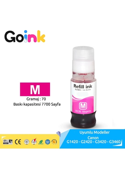 Canon G3420 GI-41 4 Renk Mürekkep Seti - (GI-41C/GI-41M/GI-41PGBK/GI-41Y)