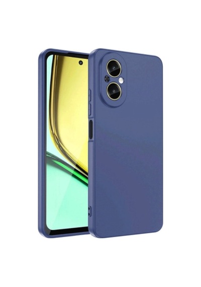 Realme 12 Lite Kılıf First Silikon - Lacivert Bz8683140760717