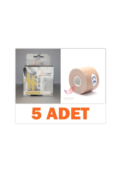 Bia Tape  Bandı Biatape 5 Cm X 5 M - Ten Rengi. Kinesio Bant